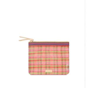 Consuela Adriana slim mesh zip pouch